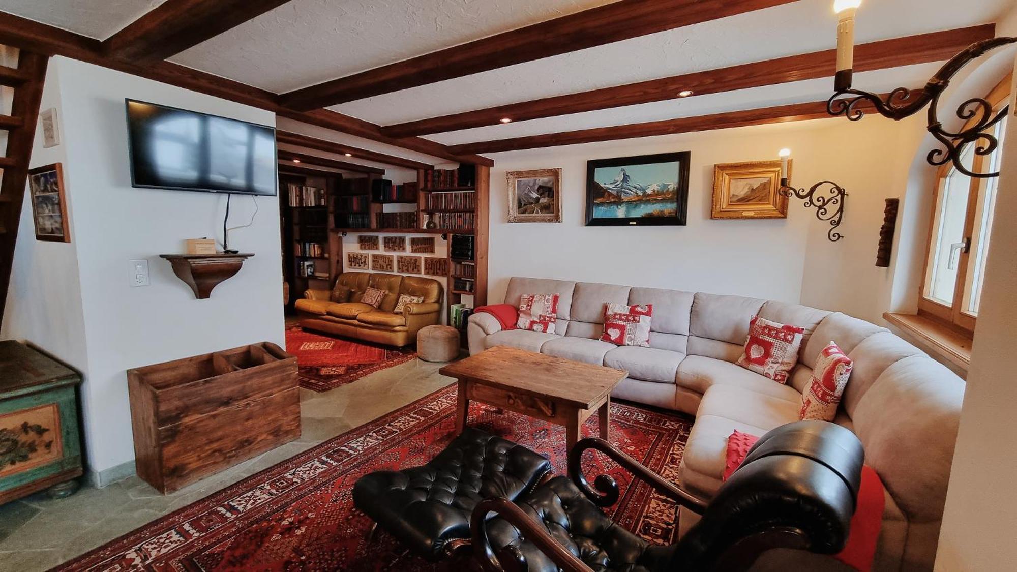 Haus Tiefbach - Apartment Cervino Zermatt Bagian luar foto
